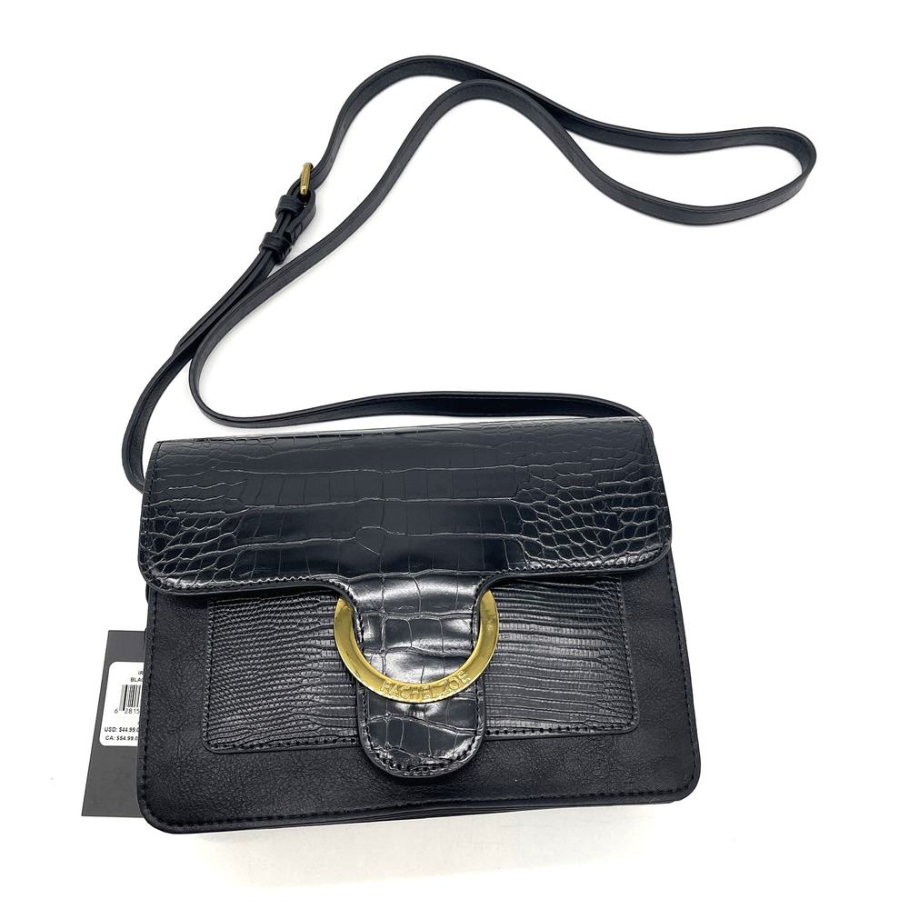 Rachel Zoe Irim Crossbody Bag Croc Embossed‎ Minimalist Mobwife Urban Chic Vegan